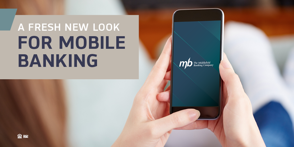 Middlefield Bank's New Personal Banking App Look