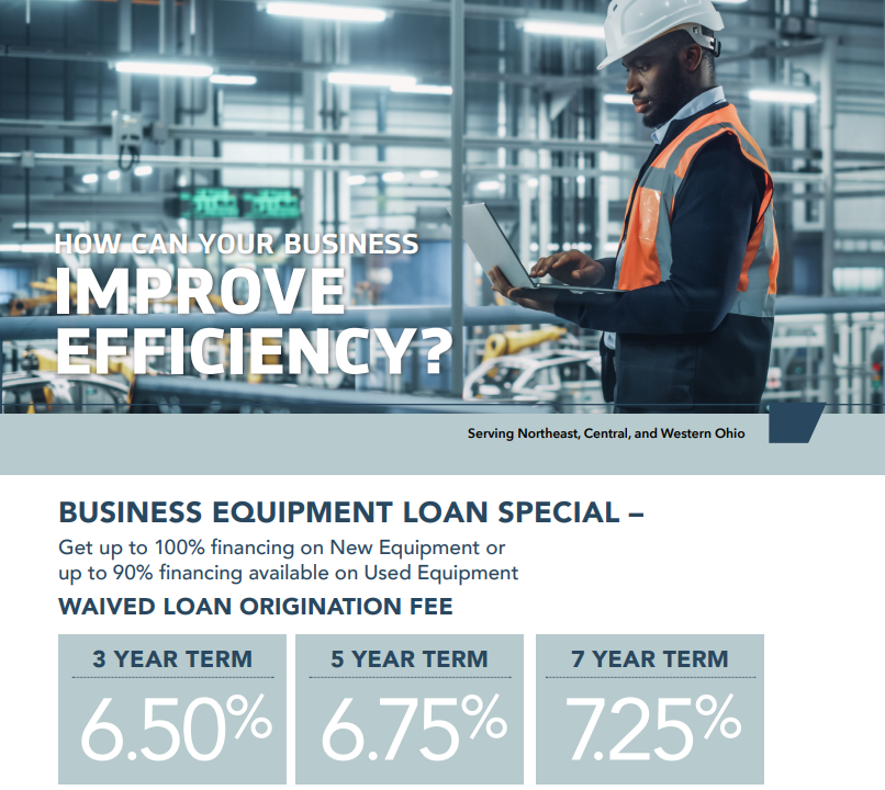equipment loan special 2025 middlefieldbank