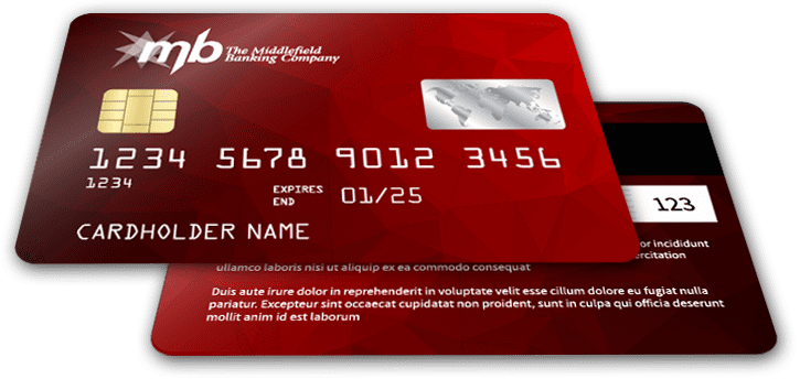 Middlefield credit card